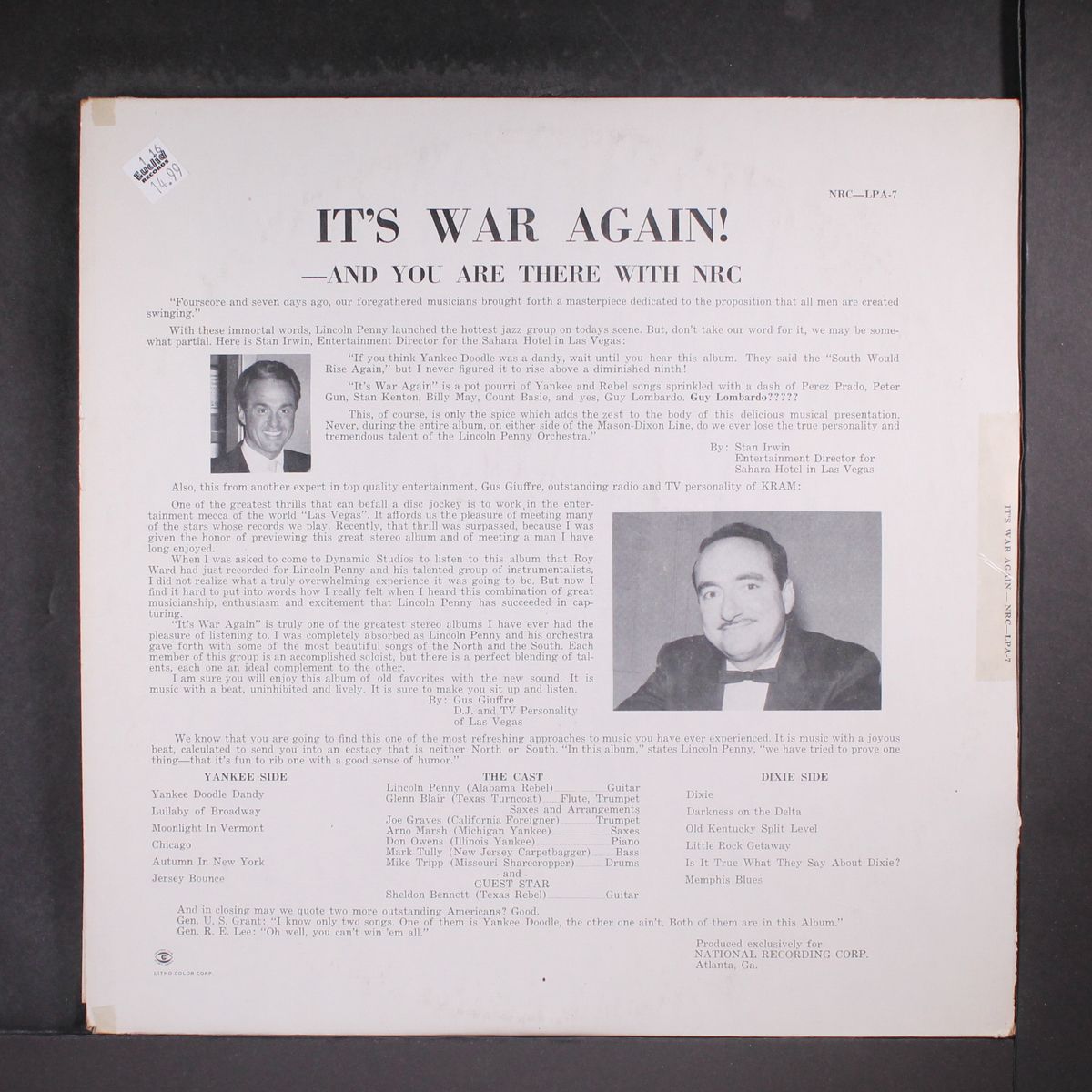 it's war again by LINCOLN PENNY ORCHESTRA
