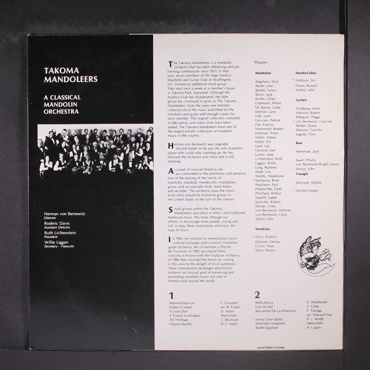 a classical mandolin orchestra by TAKOMA MANDOLEERS