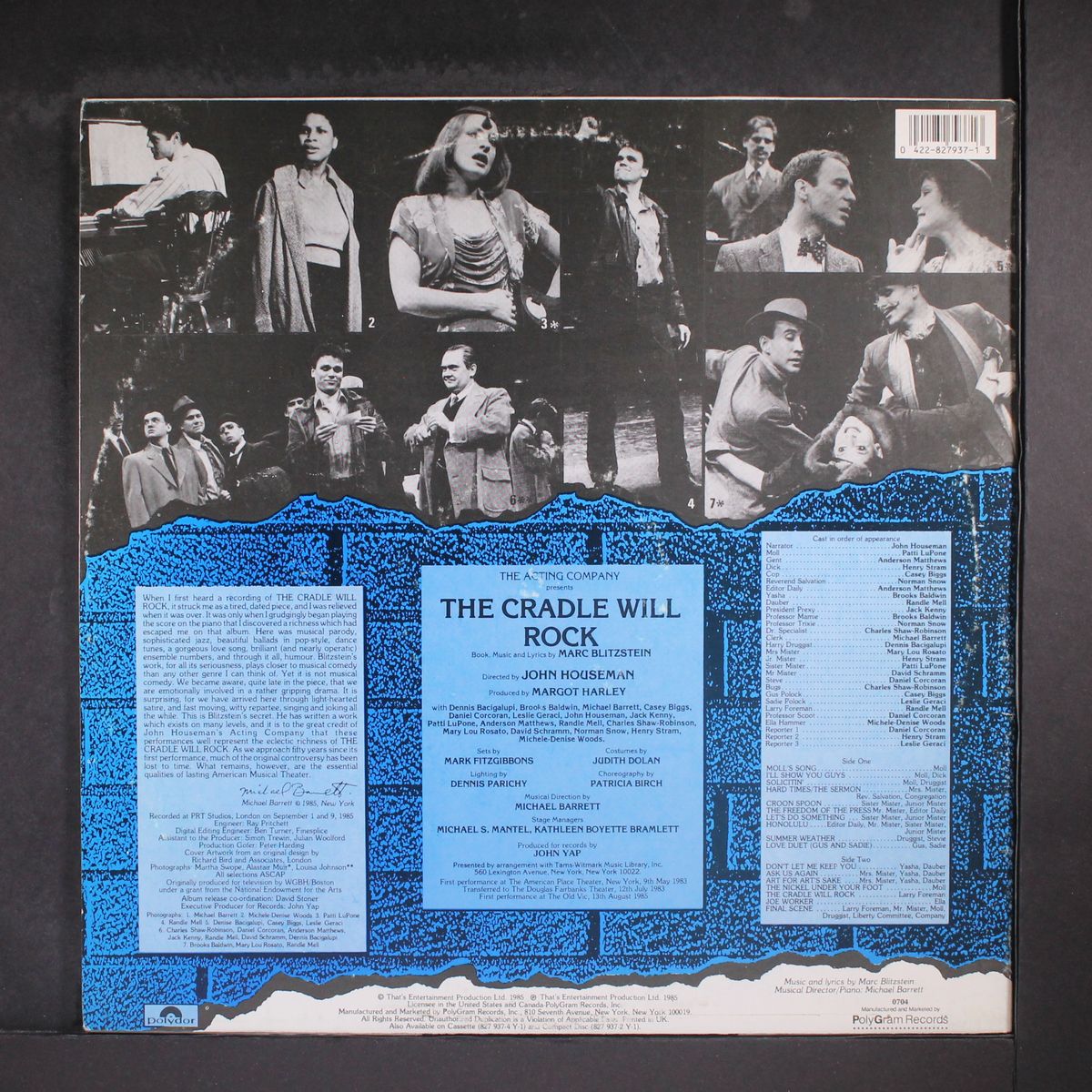 the cradle will rock by ORIGINAL CAST