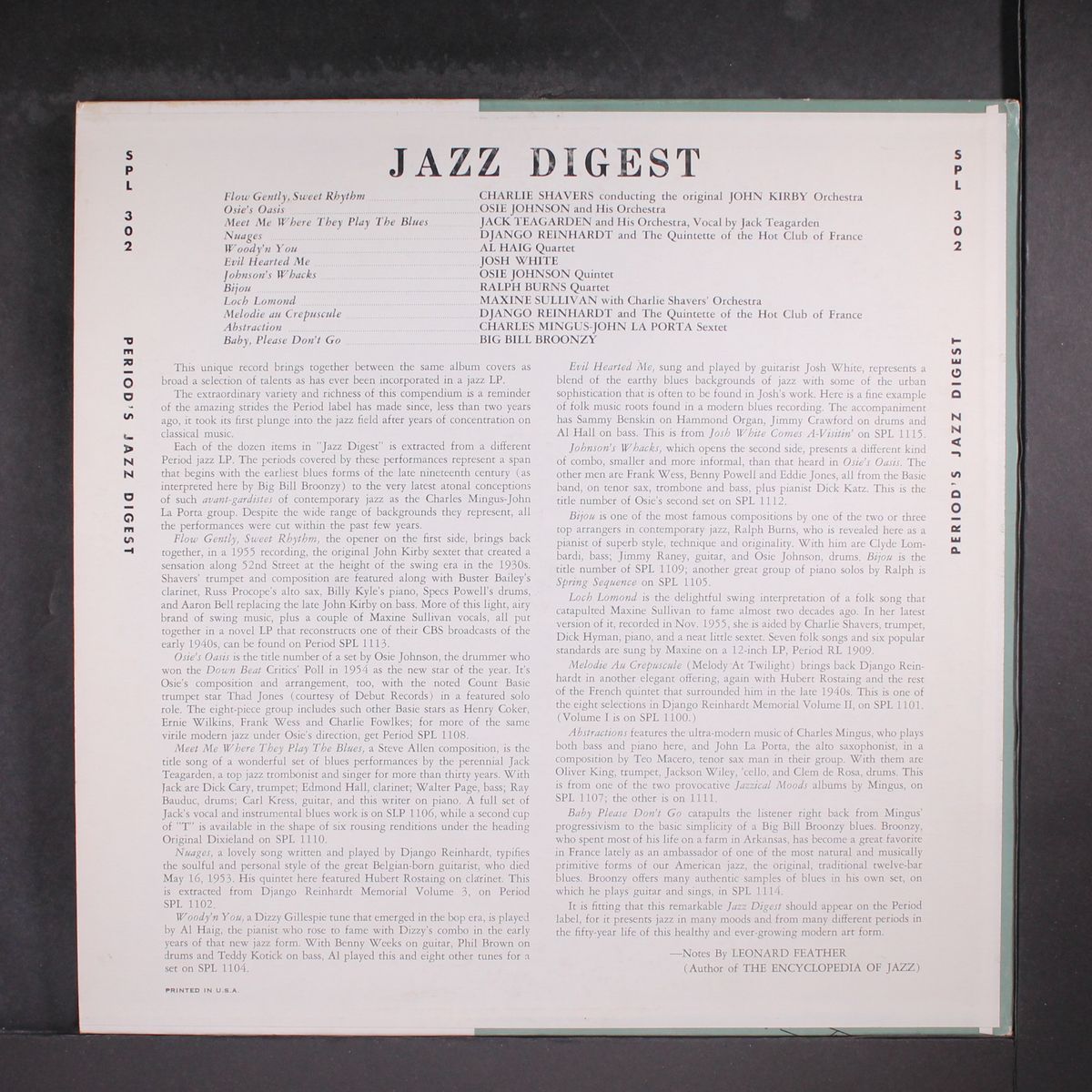period's jazz digest by VARIOUS