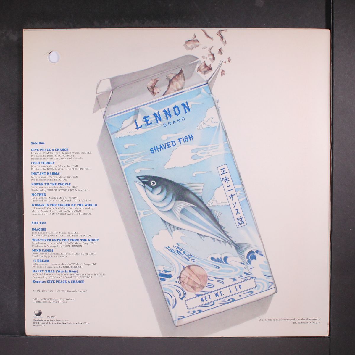 shaved fish by JOHN LENNON