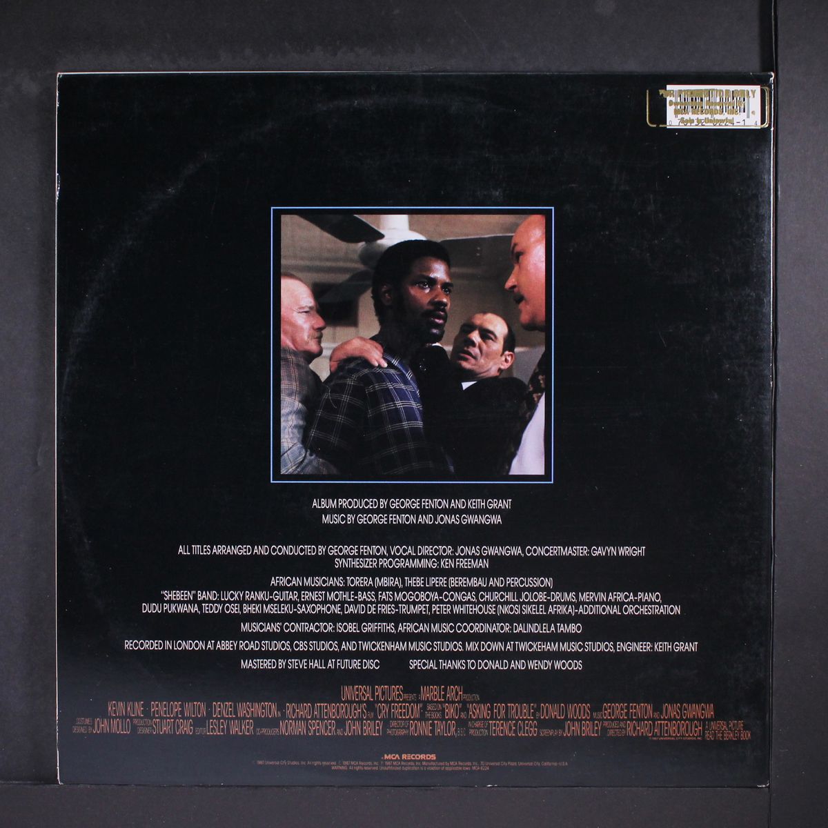 cry freedom by SOUNDTRACK