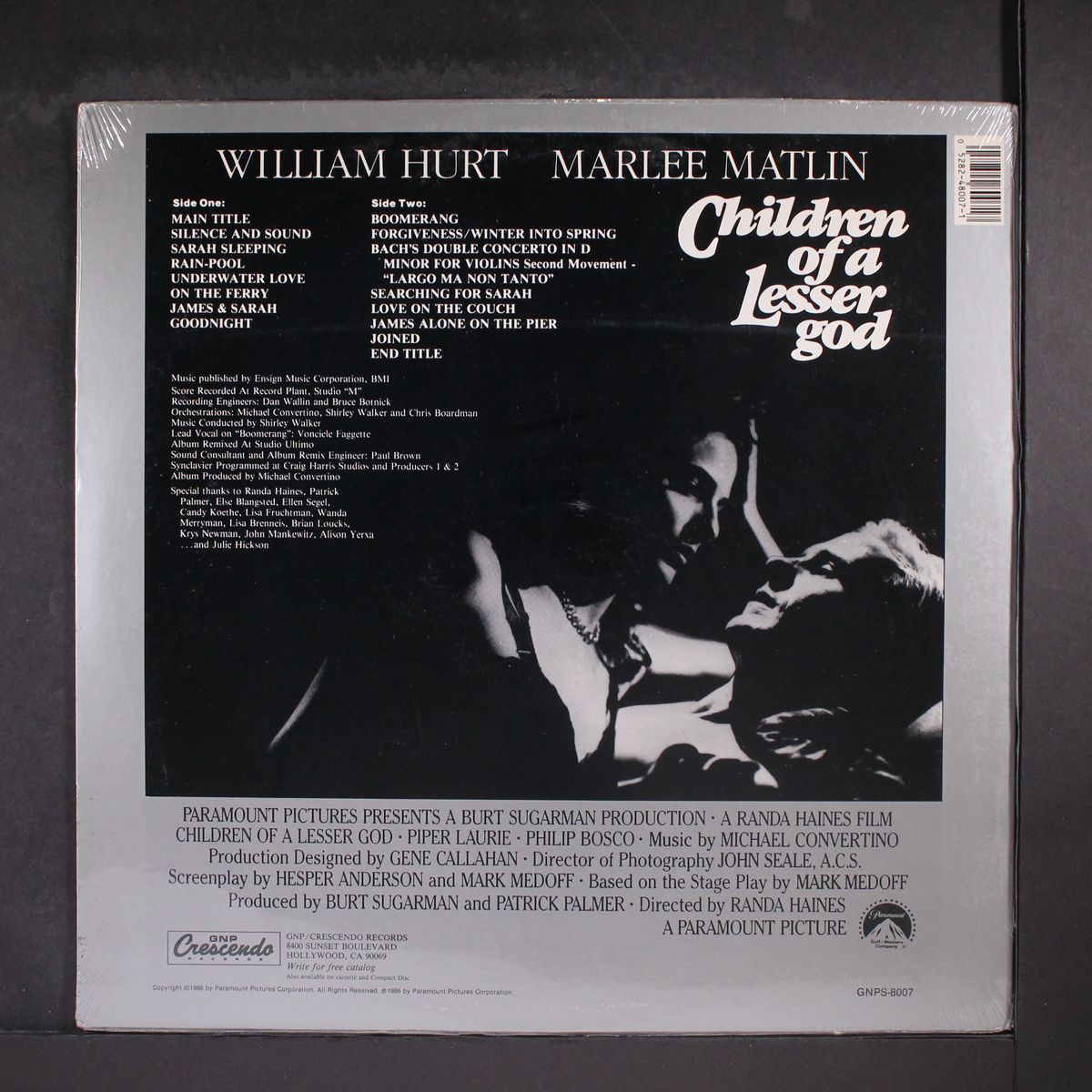 children of a lesser god by SOUNDTRACK
