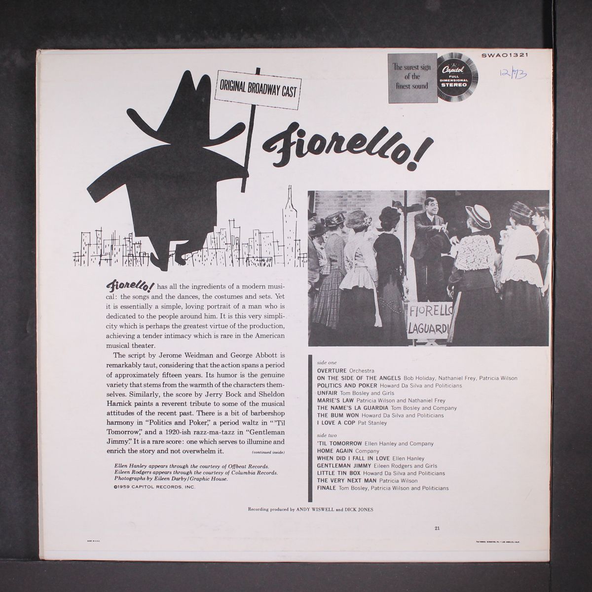 fiorello! by ORIGINAL CAST