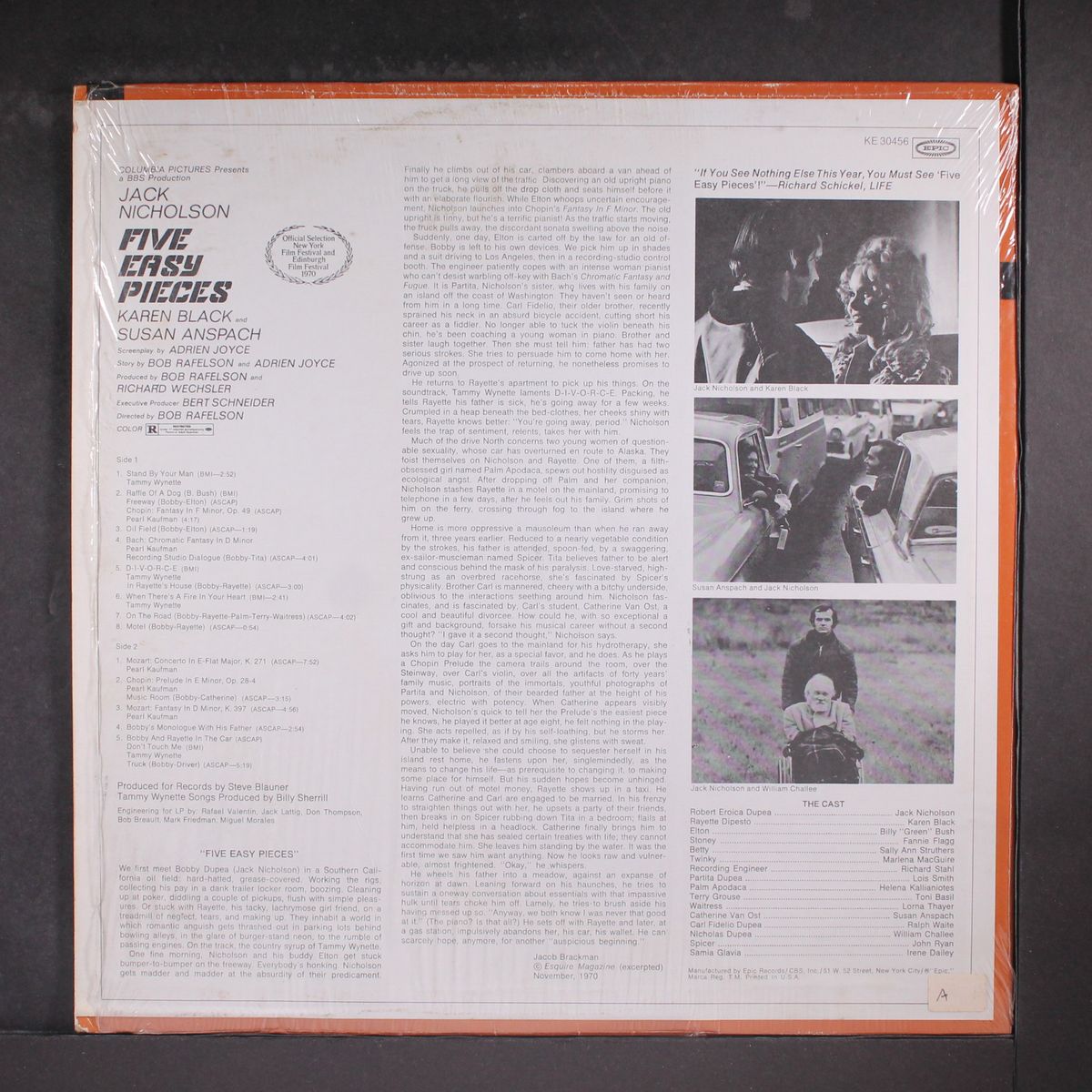 five easy pieces by SOUNDTRACK