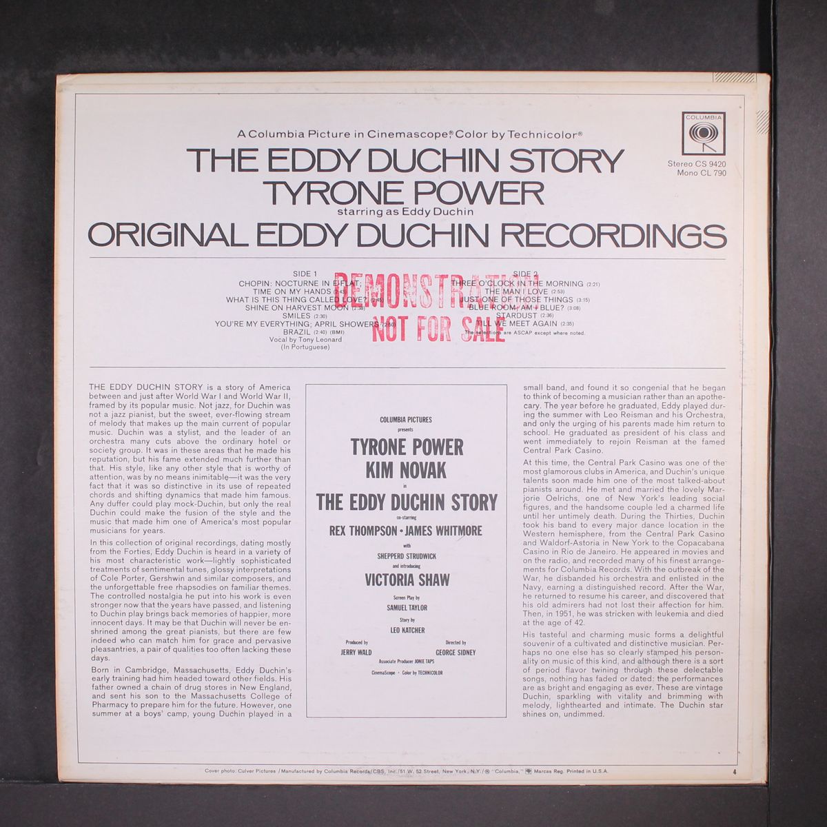 the eddy duchin story by SOUNDTRACK