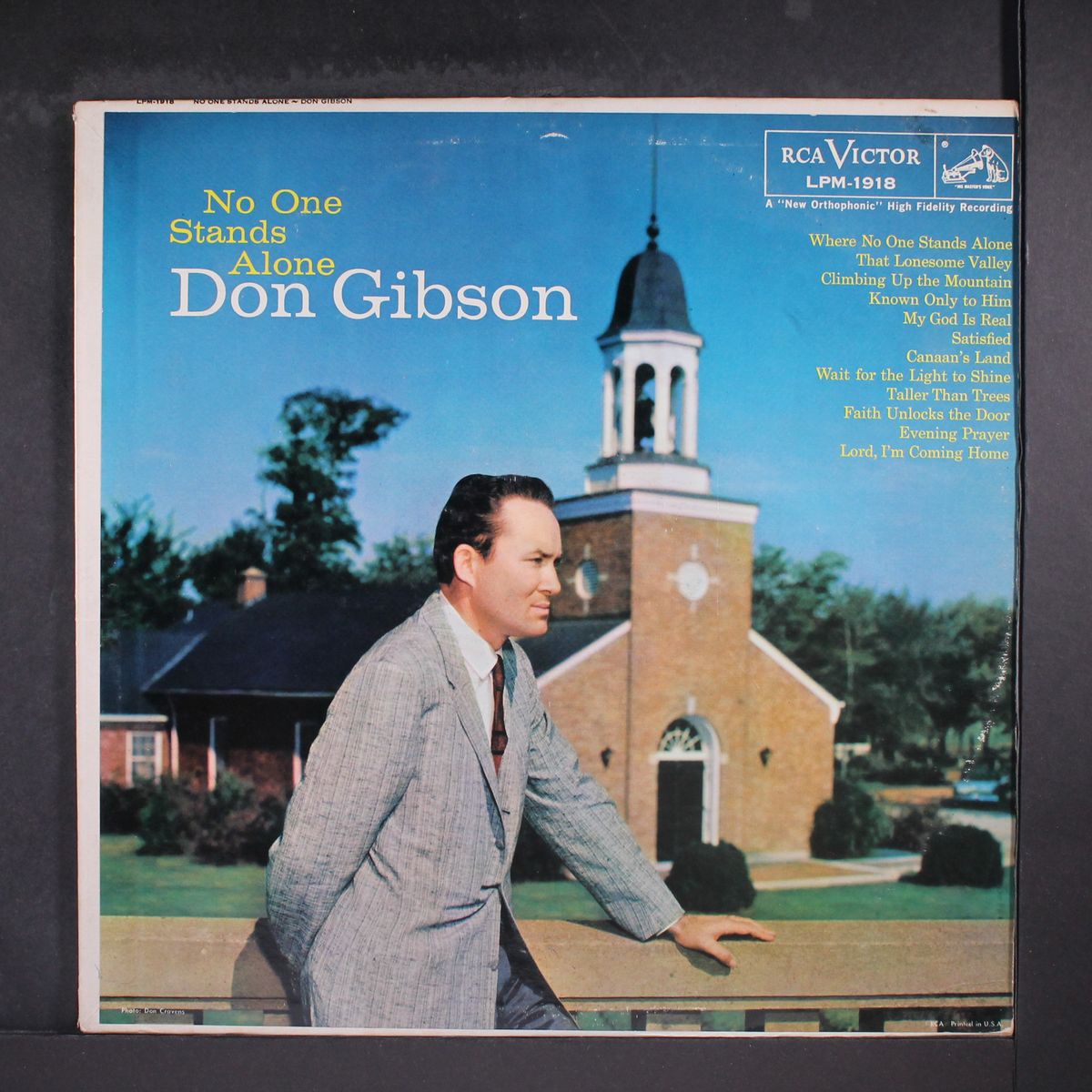 no one stands alone by DON GIBSON