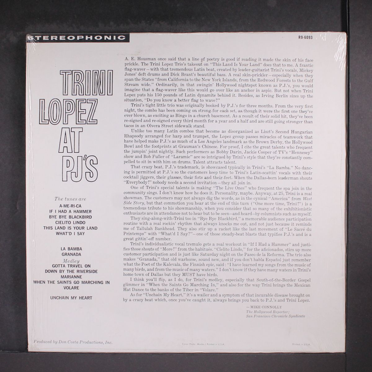 at pj's by TRINI LOPEZ