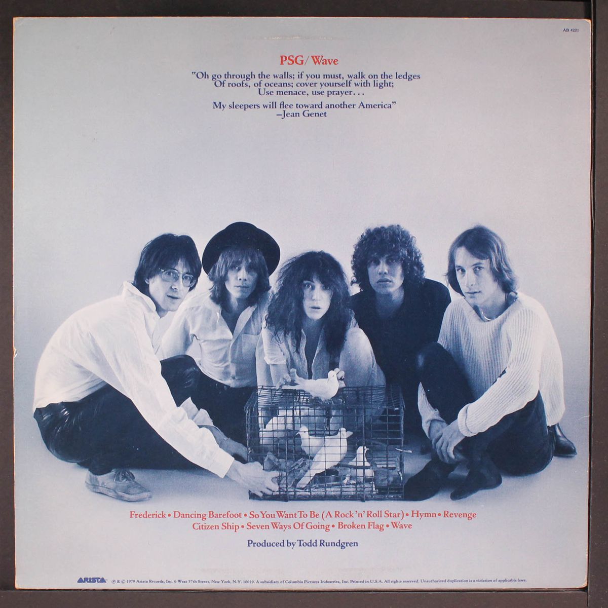 wave by PATTI SMITH GROUP