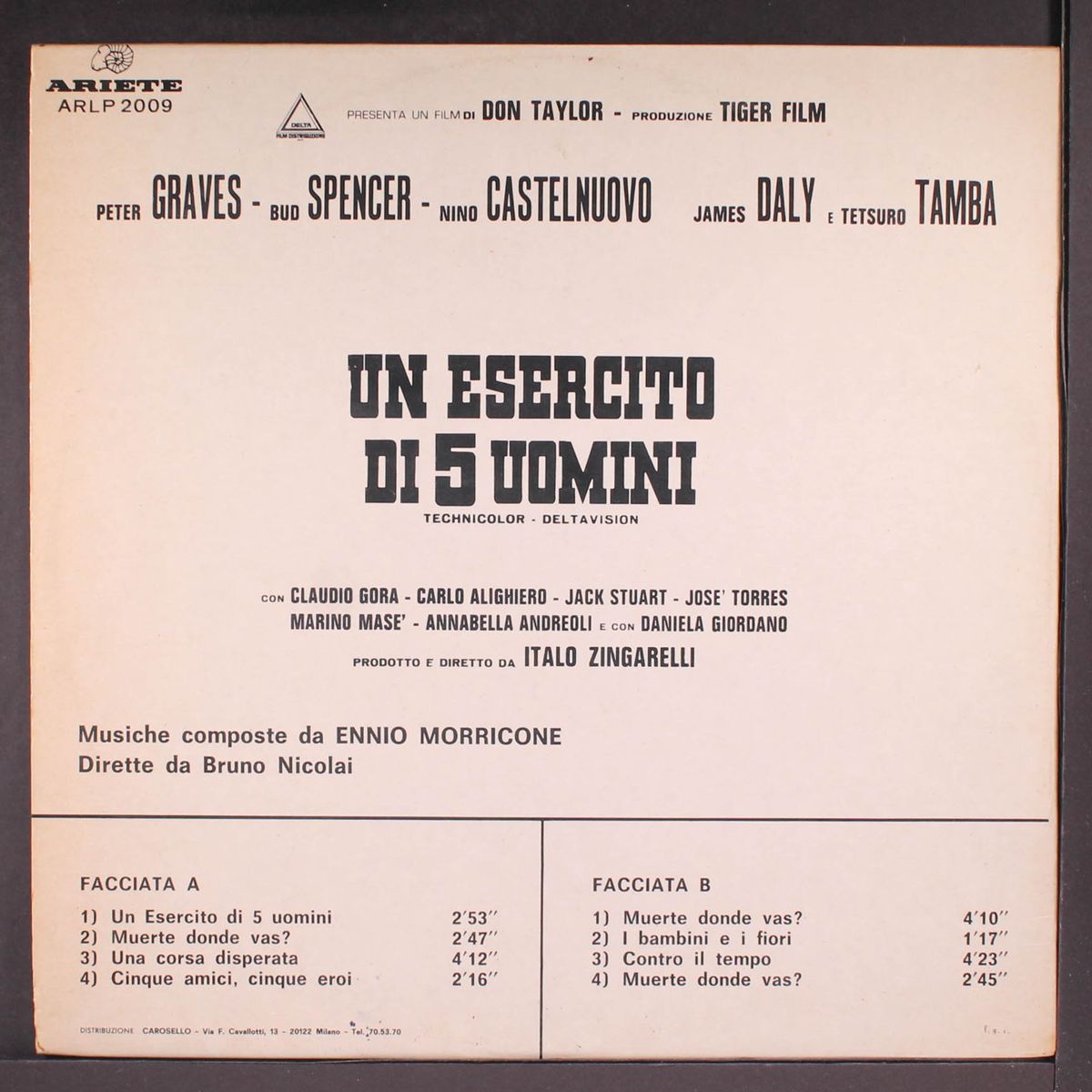 un esercito di 5 uomini by SOUNDTRACK