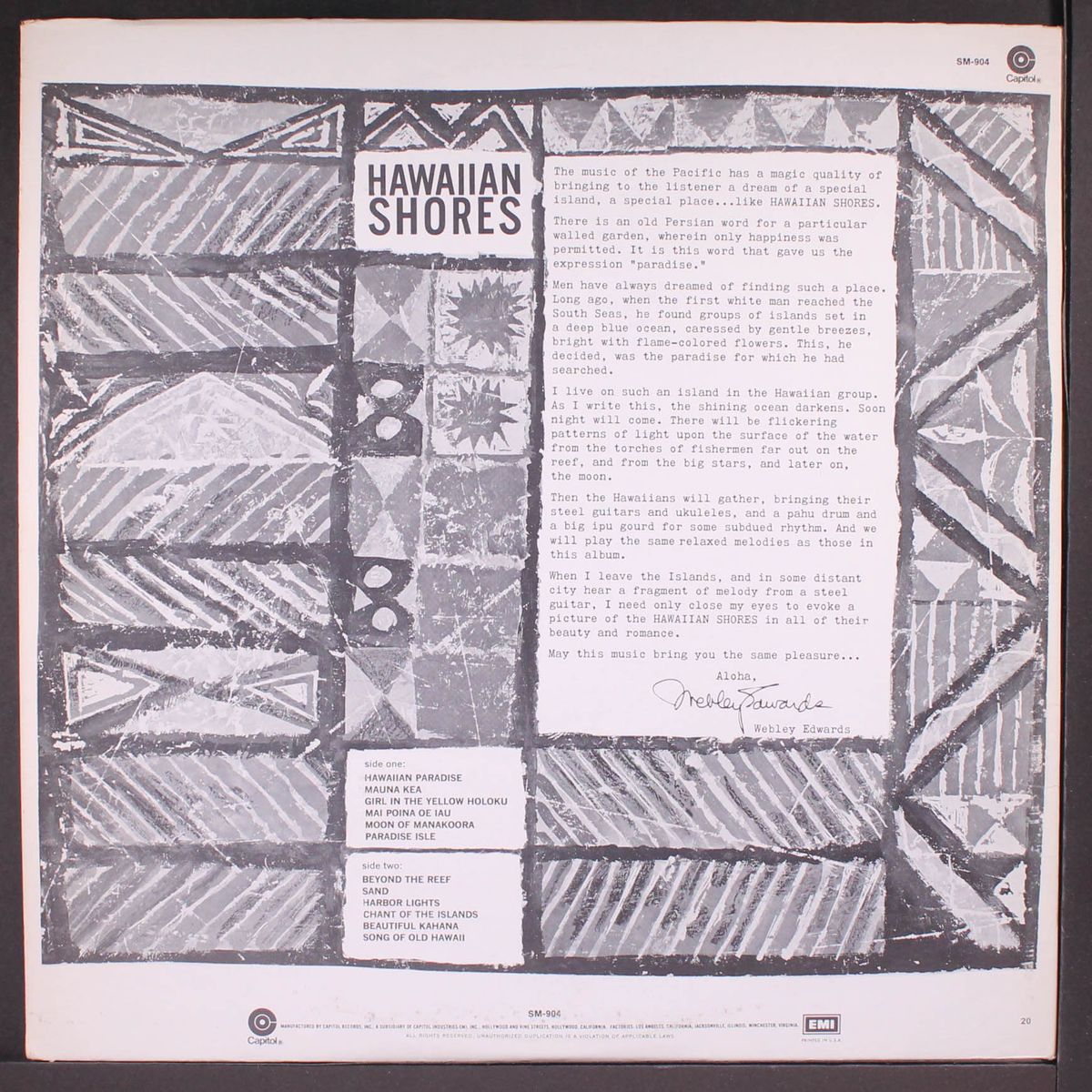 hawaiian shores by WEBLEY EDWARDS