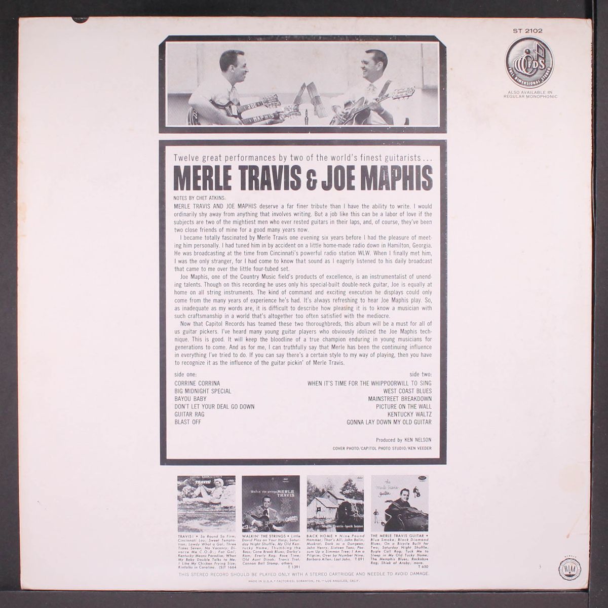 country music's two guitar greats by MERLE TRAVIS & JOE MAPHIS