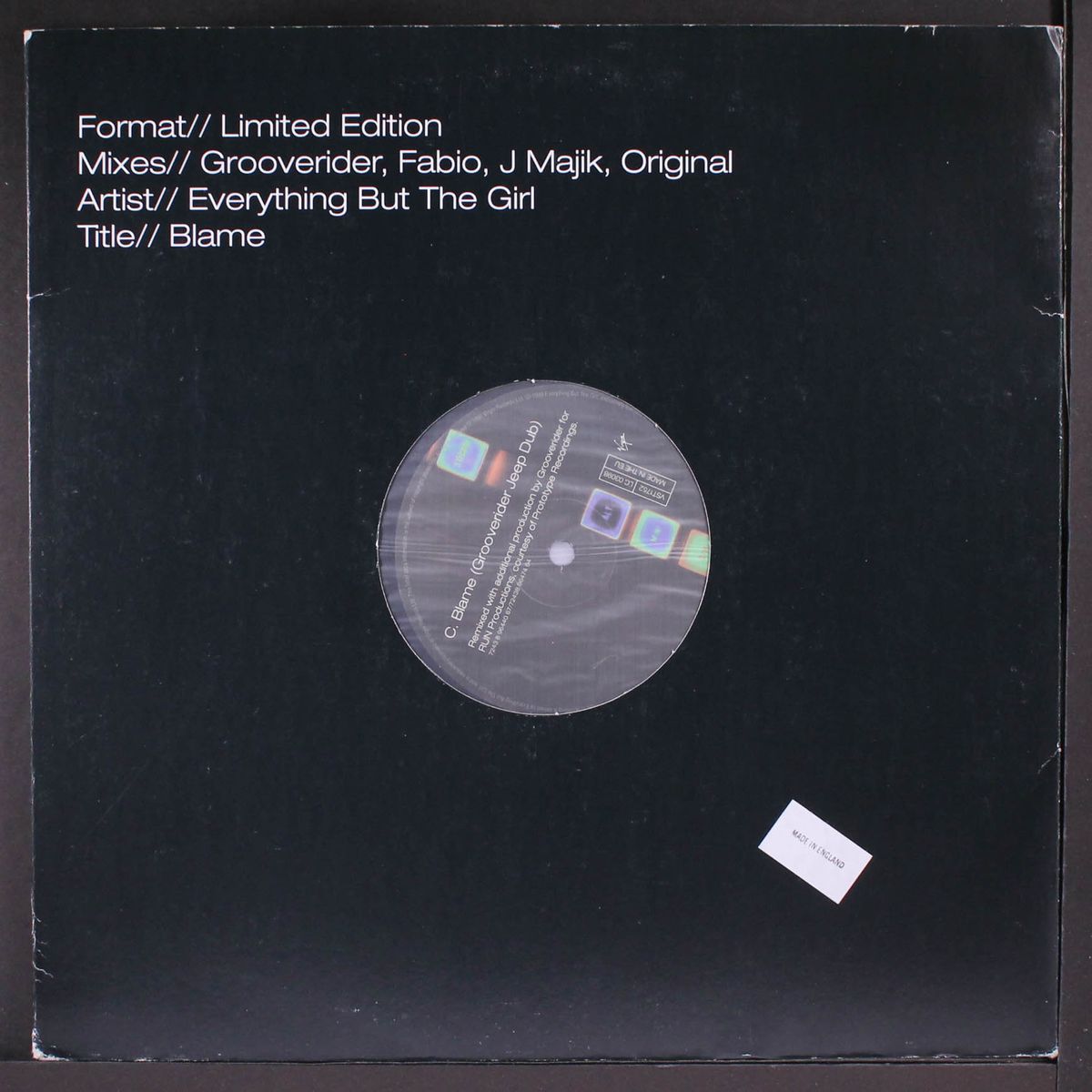 blame by EVERYTHING BUT THE GIRL