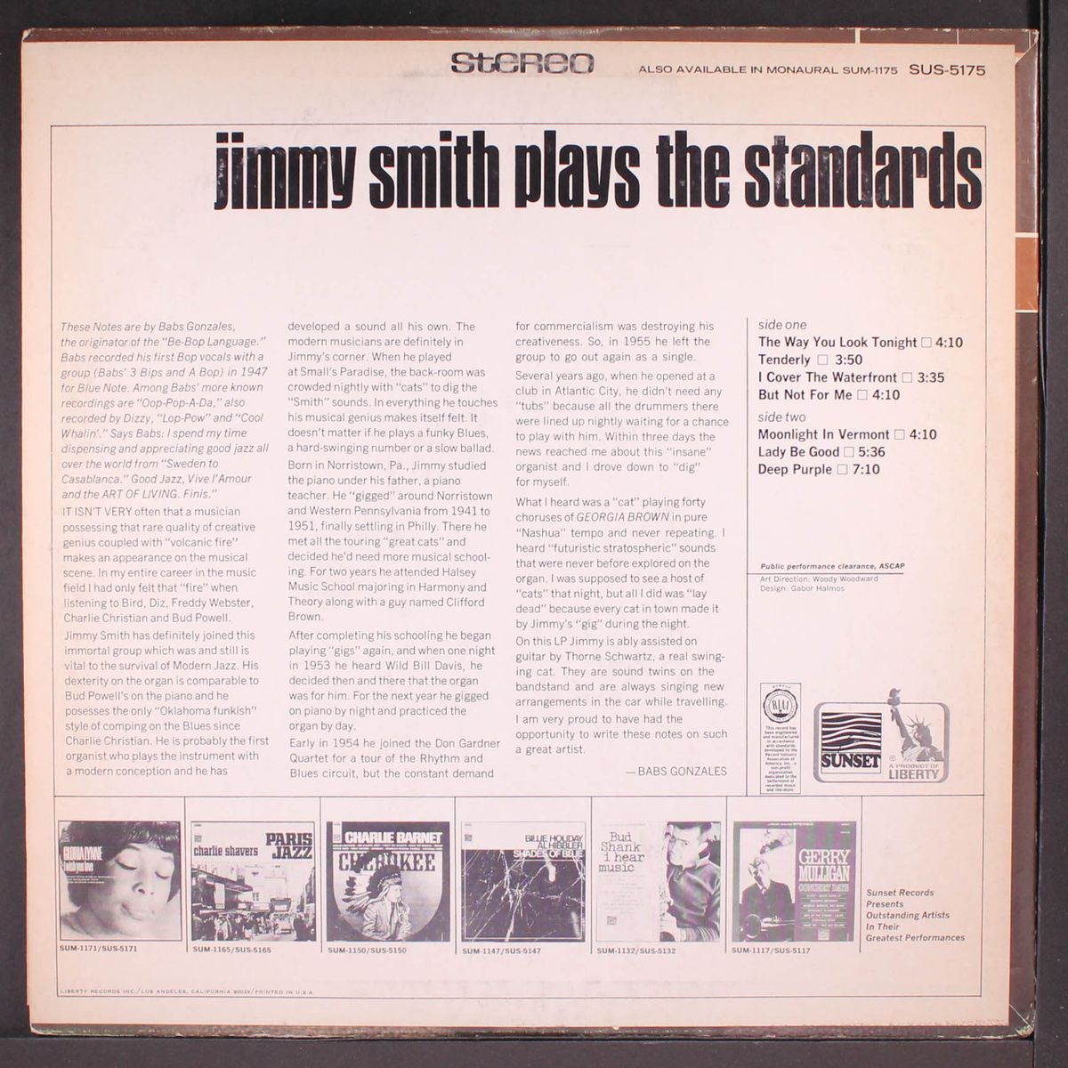 plays the standards by JIMMY SMITH