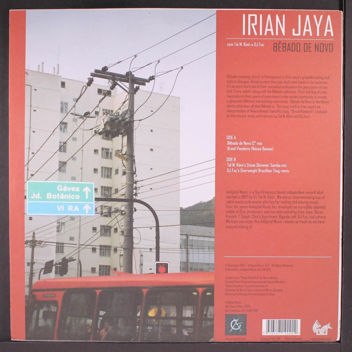 bebado de novo by IRIAN JAYA / NOVOS BAIANOS