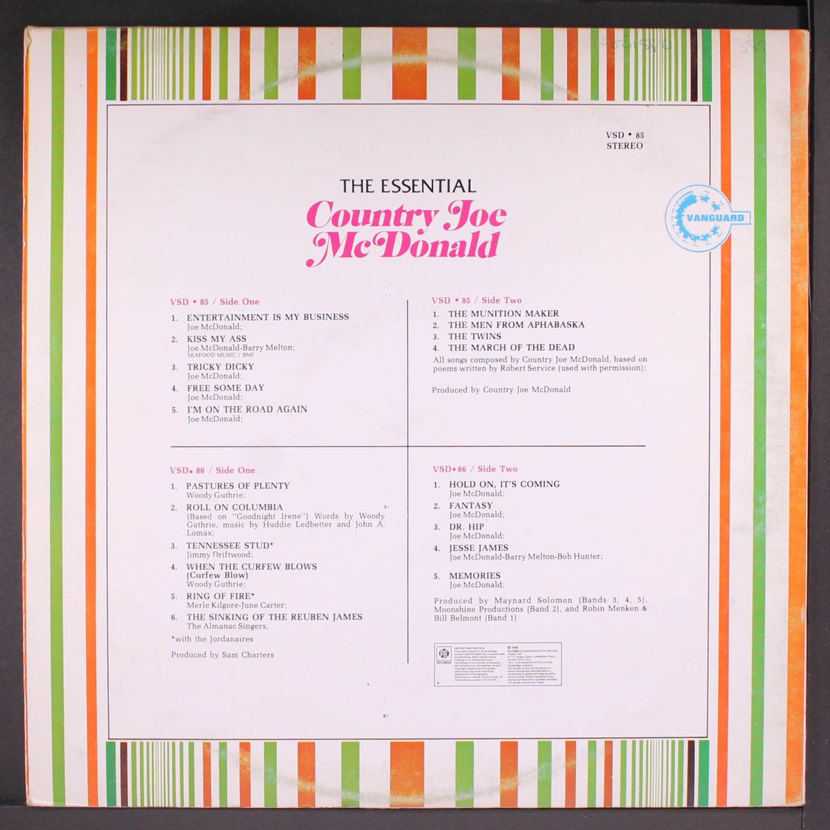 the essential by COUNTRY JOE MCDONALD