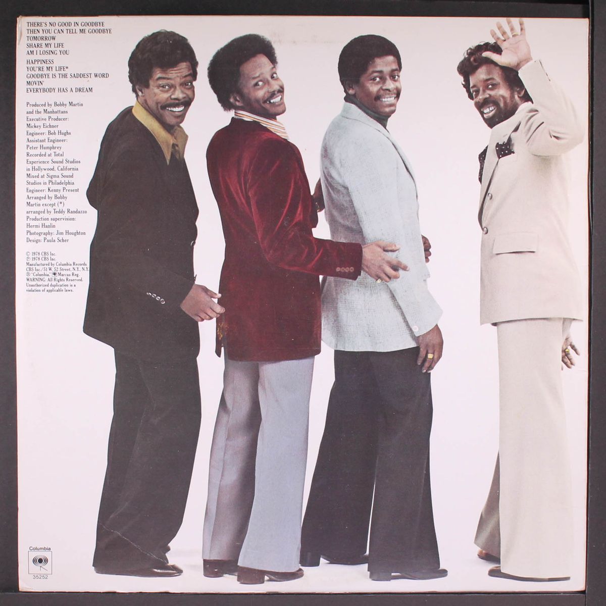 there's no good in goodbye by MANHATTANS