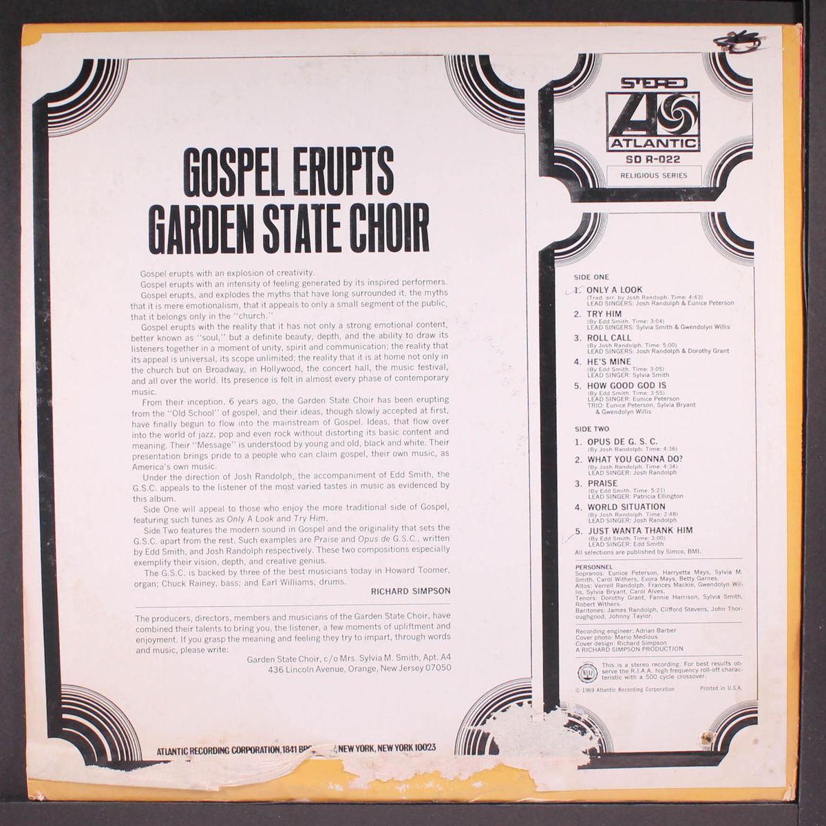 gospel erupts by GARDEN STATE CHOIR