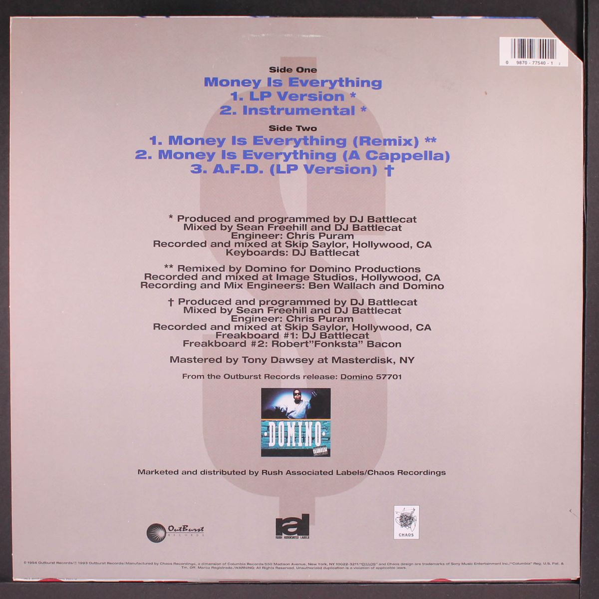money is everything / a.f.d. by DOMINO
