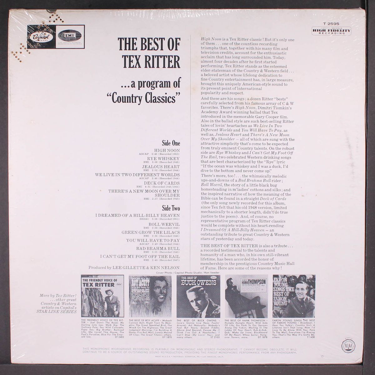 best of by TEX RITTER