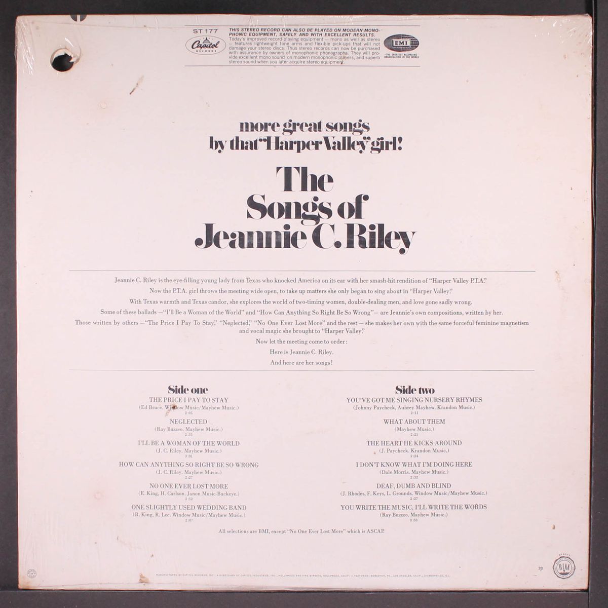 the songs of jeannie c. riley by JEANNIE C. RILEY