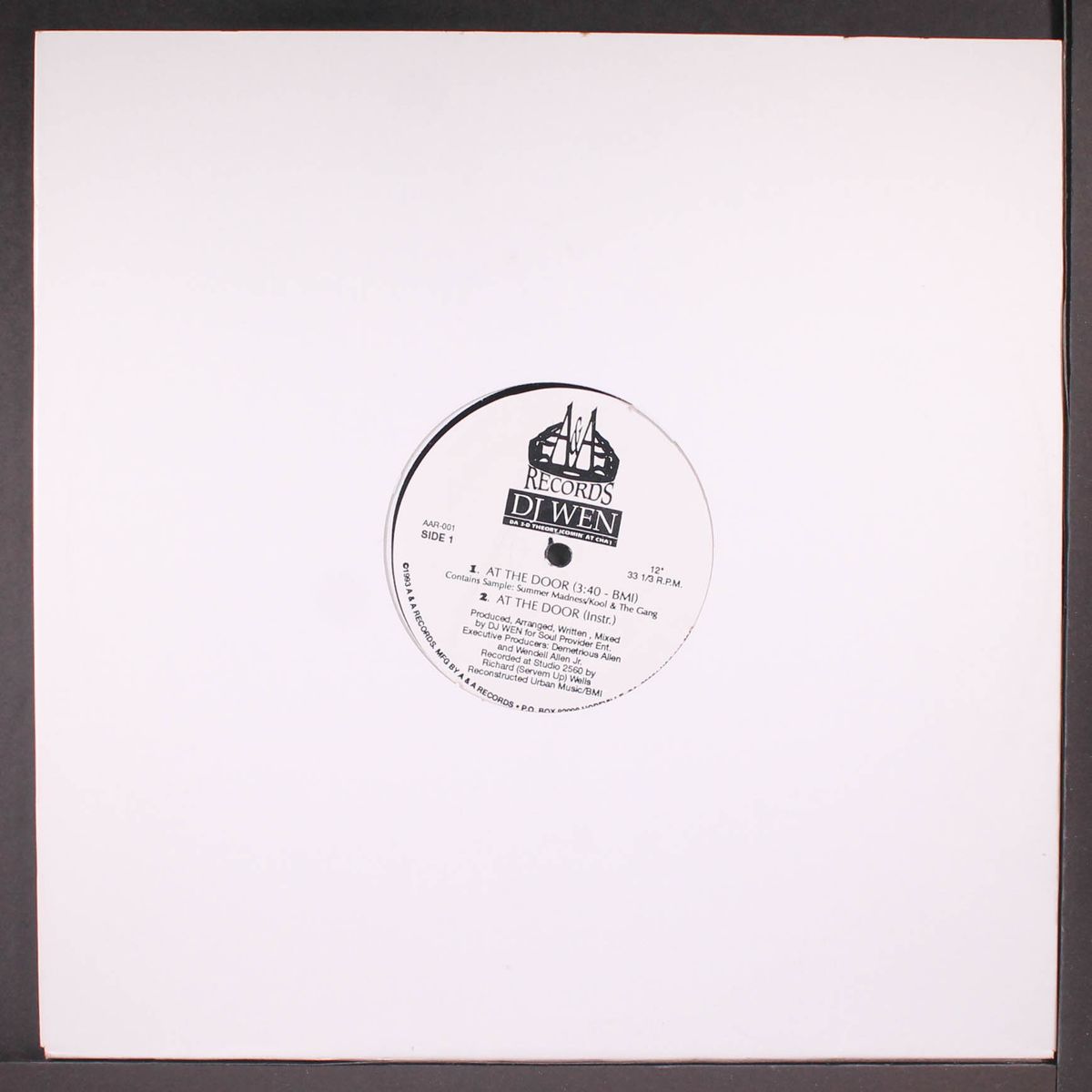 at the door / comin at cha by DJ WEN