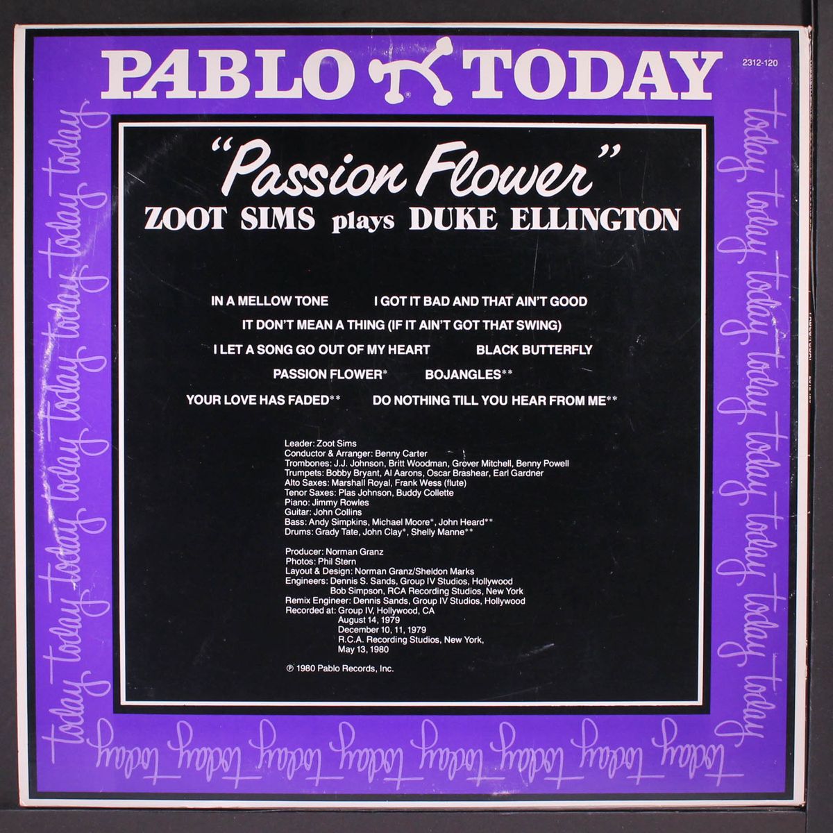 passion flower by ZOOT SIMS