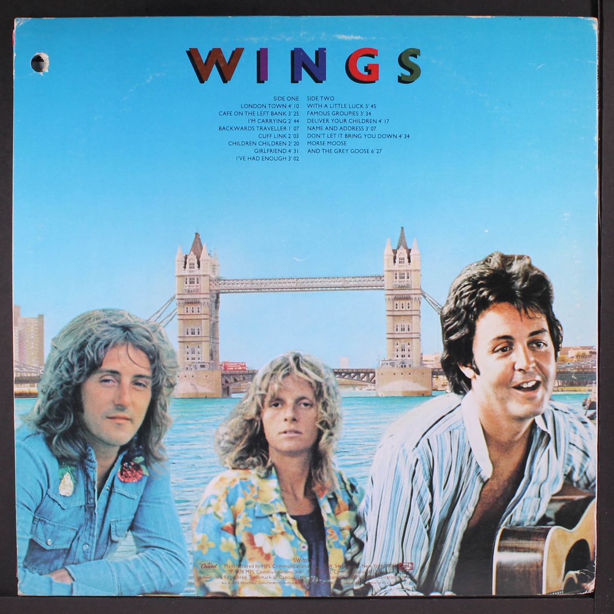 london town by PAUL MCCARTNEY & WINGS