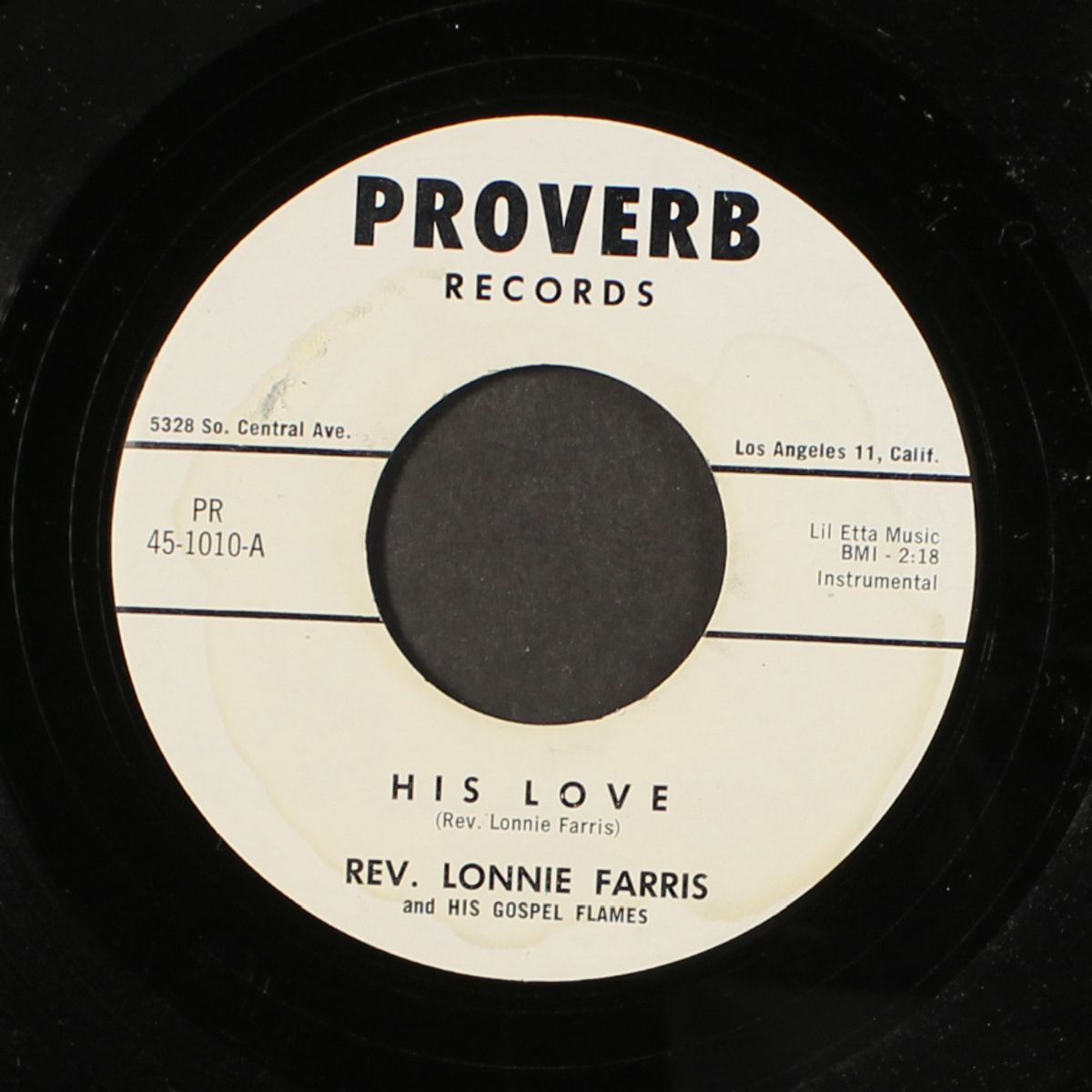 his love / the holy spirit by REV. LONNIE FARRIS & GOSPEL FLAMES