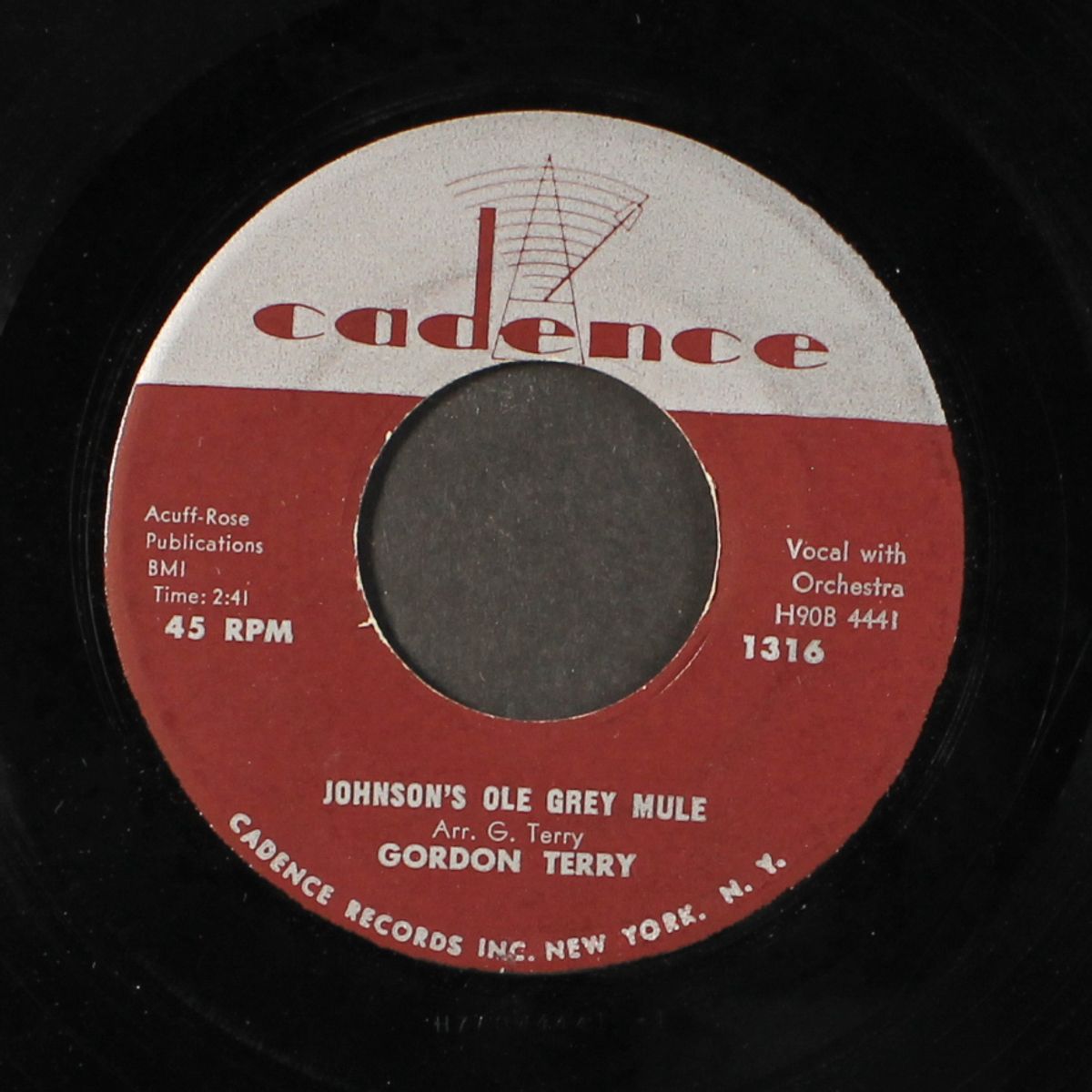 johnson's ole grey mule / service with a smile by GORDON TERRY