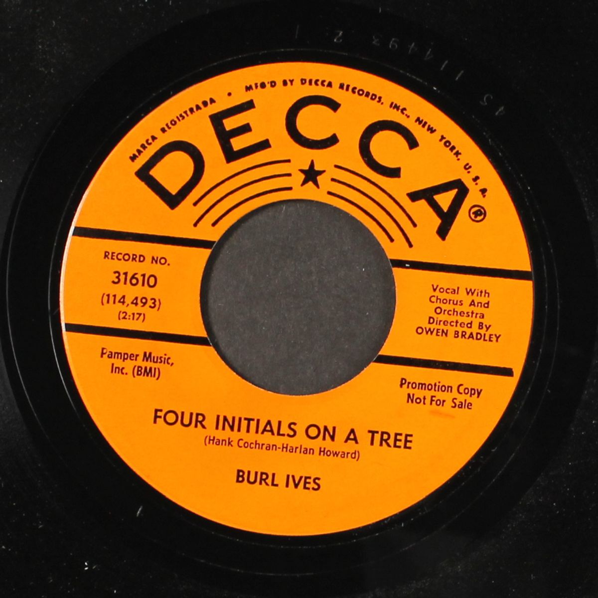four initials on a tree / this is your day by BURL IVES