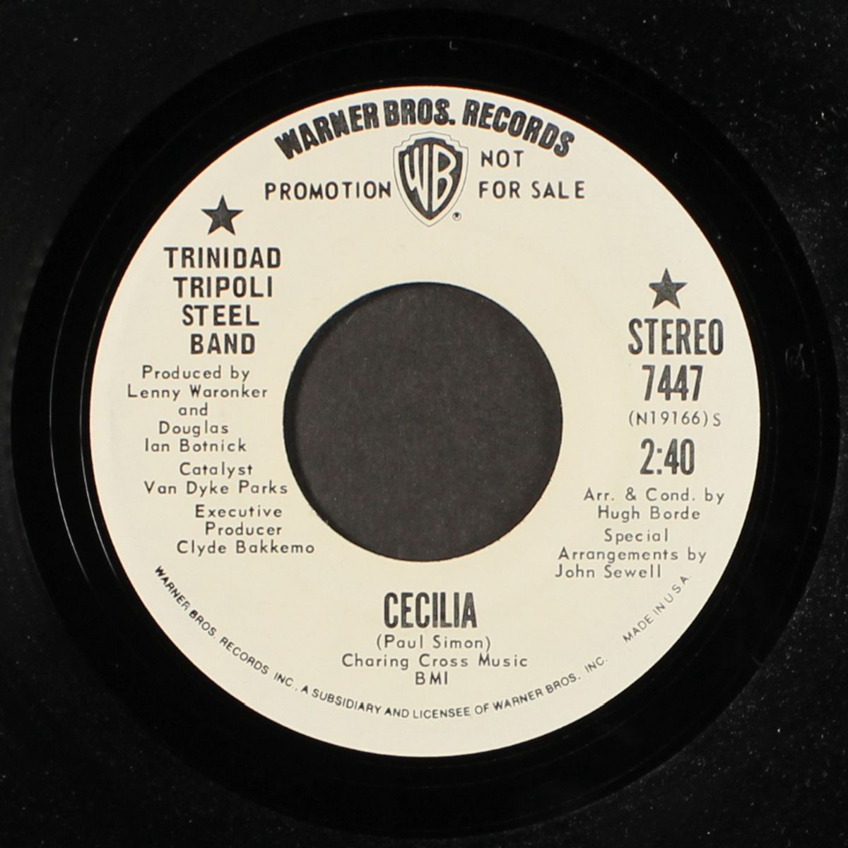 cecilia / sock it to me by TRINIDAD TRIPOLI STEEL BAND