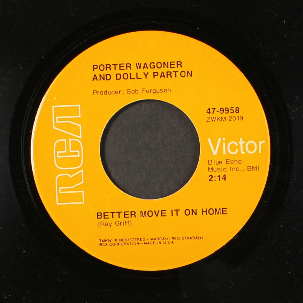 two of a kind / better move it on home by PORTER WAGONER & DOLLY PARTON