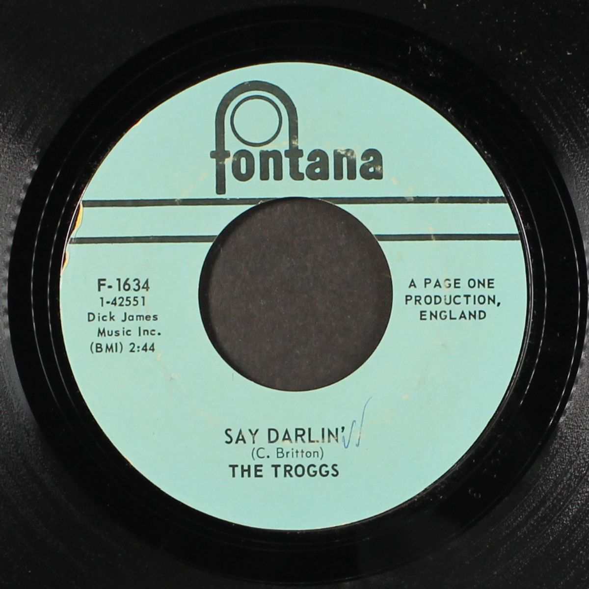 hip hip hooray / say darlin' by TROGGS