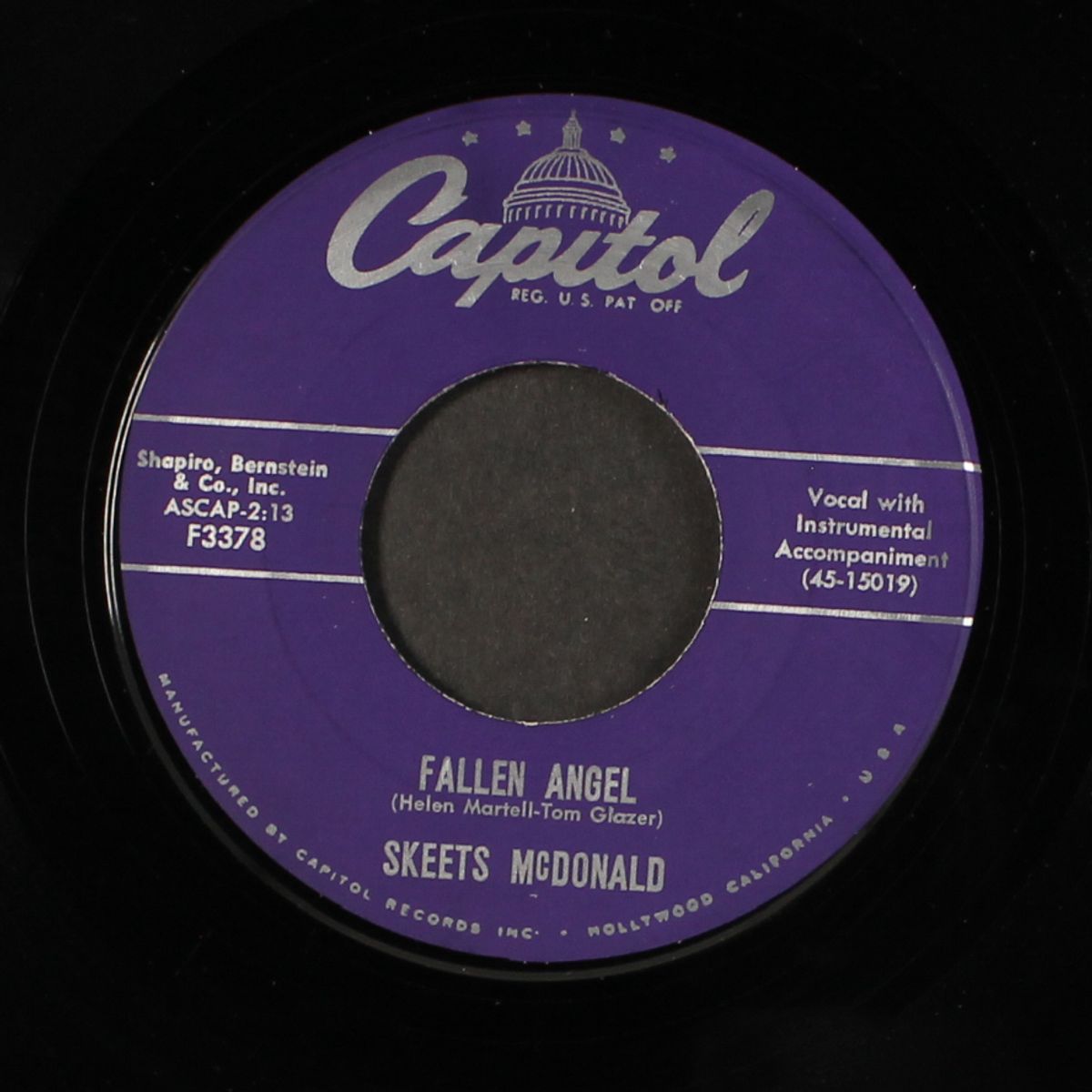 it'll take me a long, long time / fallen angel by SKEETS MCDONALD
