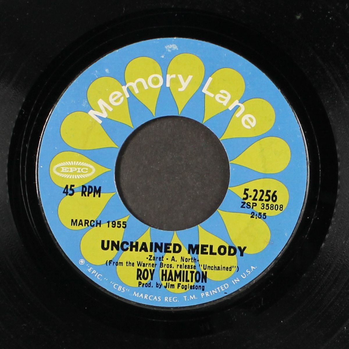 unchained melody / i'm gonna sit right down and cry (over you) by ROY HAMILTON