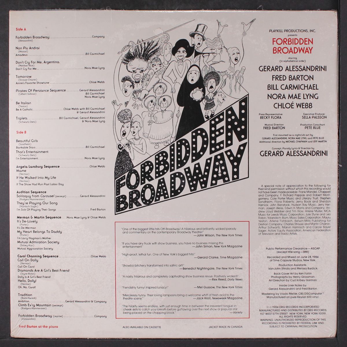 forbidden broadway by ORIGINAL CAST