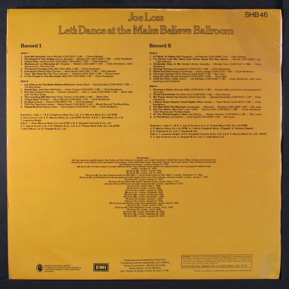 let's dance at the make believe ballroom by JOE LOSS