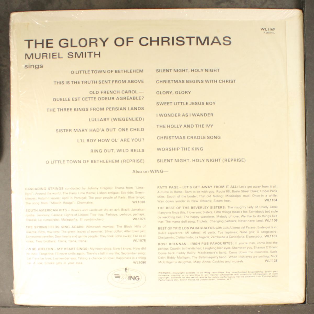 the glory of christmas by MURIEL SMITH