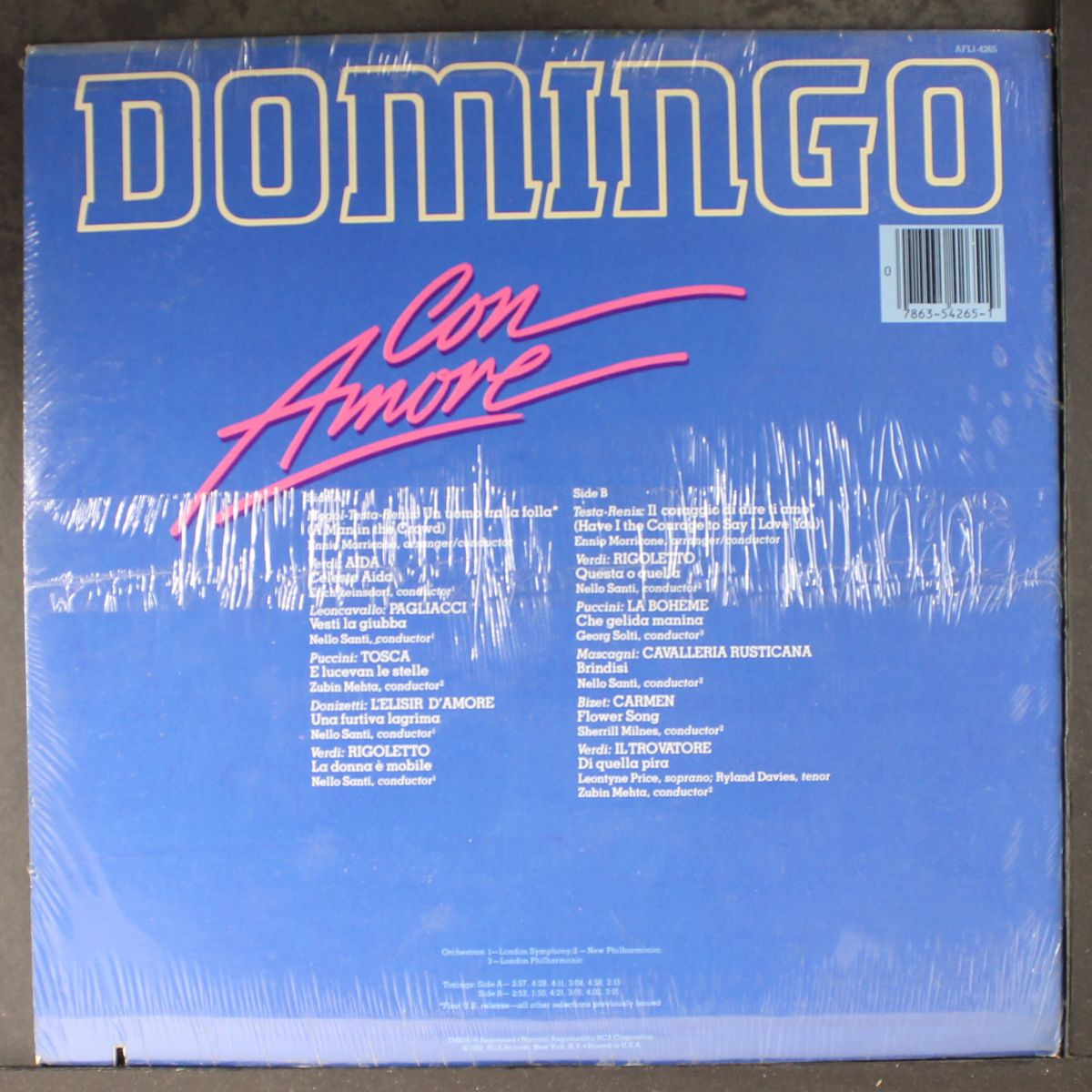 con amore by PLACIDO DOMINGO