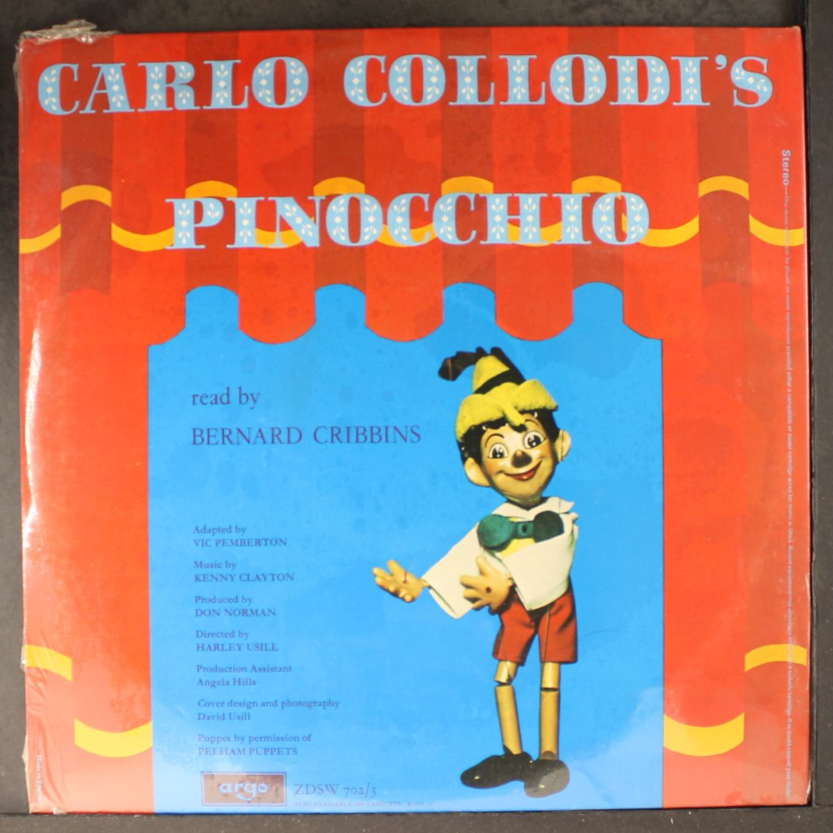 carlo collodi's pinocchio by BERNARD CRIBBINS