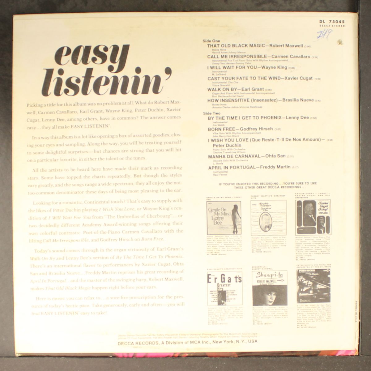 easy listenin' by VARIOUS