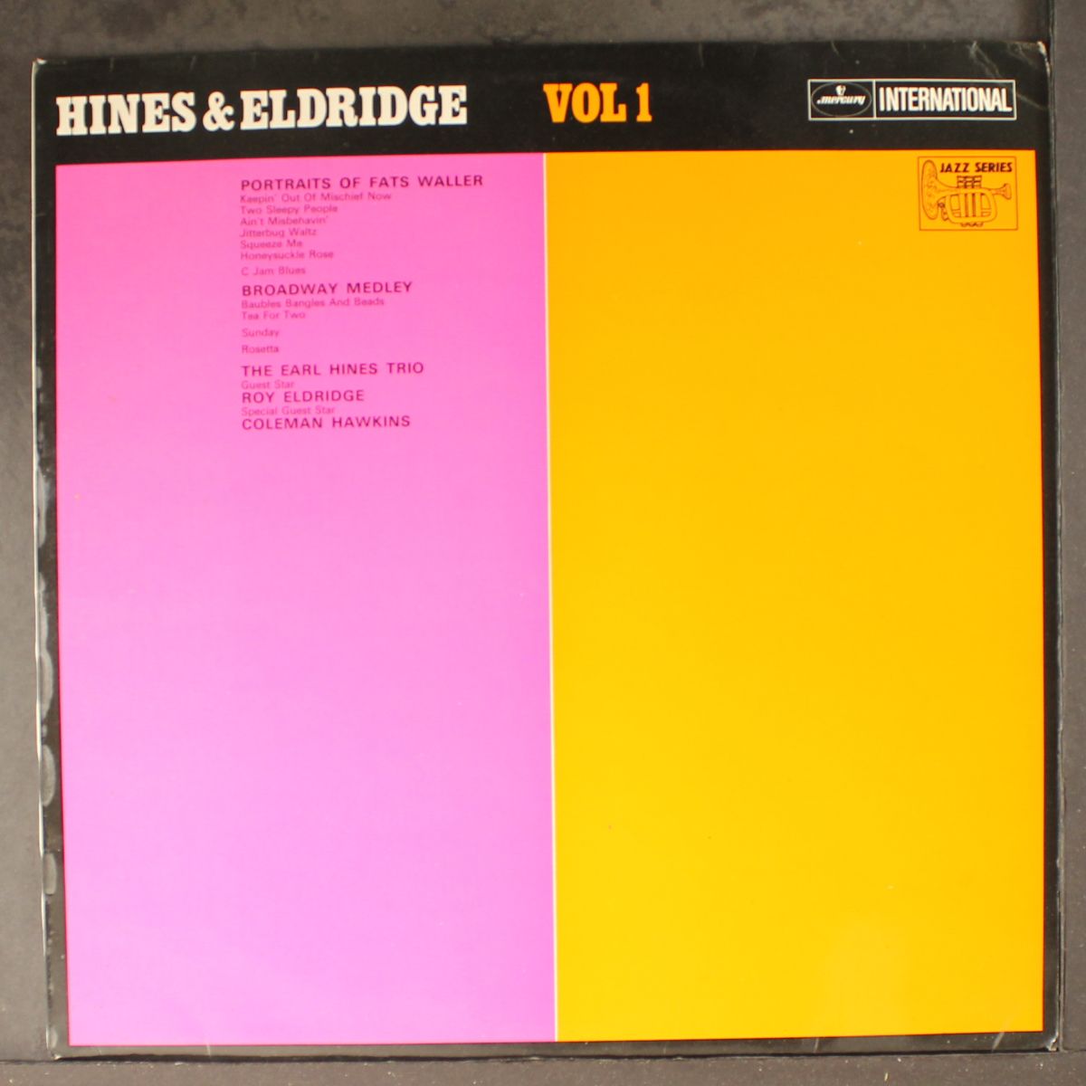hines & eldridge volume 1 by EARL HINES & ROY ELDRIDGE