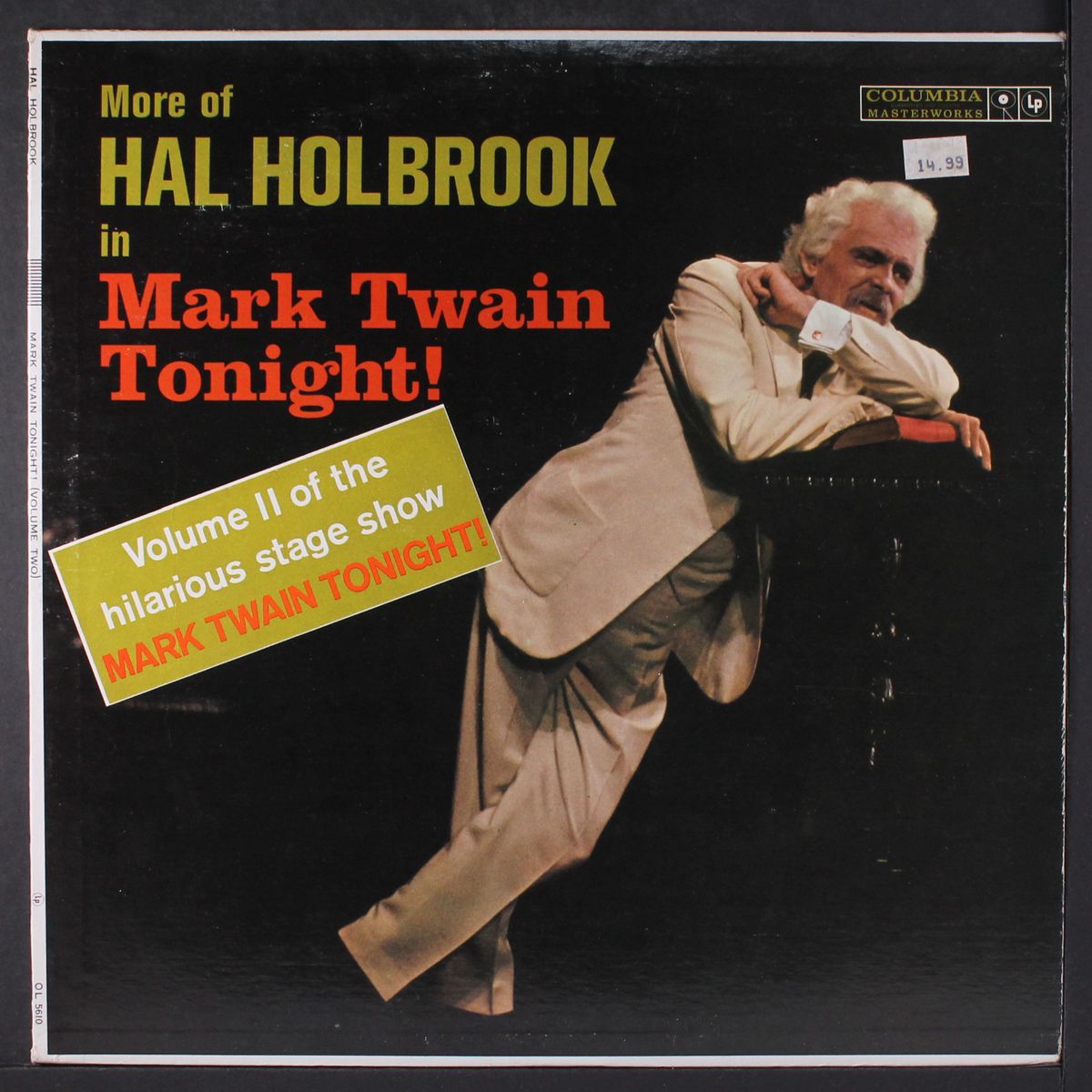 mark twain tonight, vol. 2 by HAL HOLBROOK