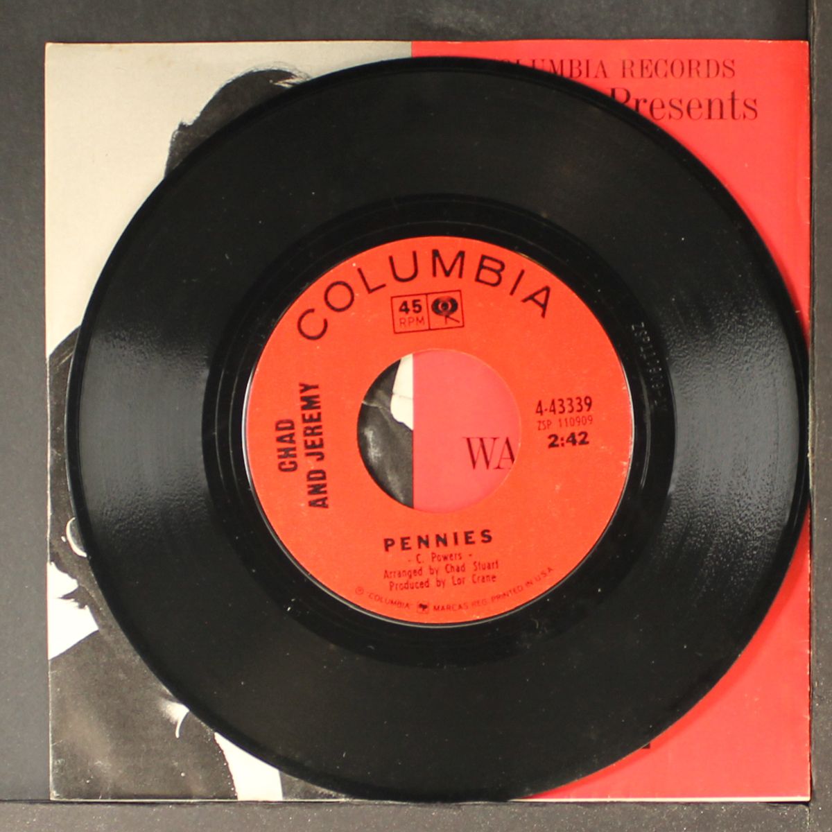 i don't want to lose you baby / pennies by CHAD & JEREMY