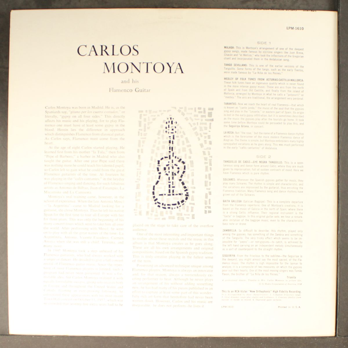 carlos montoya and his flamenco guitar by CARLOS MONTOYA