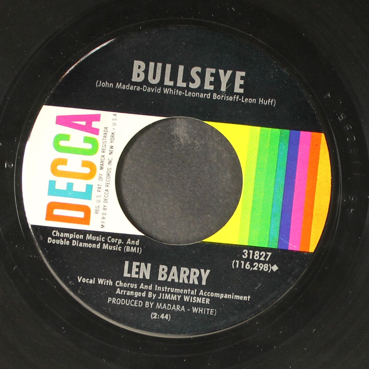 1-2-3 / bullseye by LEN BARRY