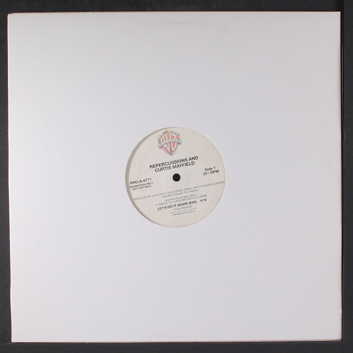 let's do it again (edit) / same (album version) by REPERCUSSIONS & CURTIS MAYFIELD