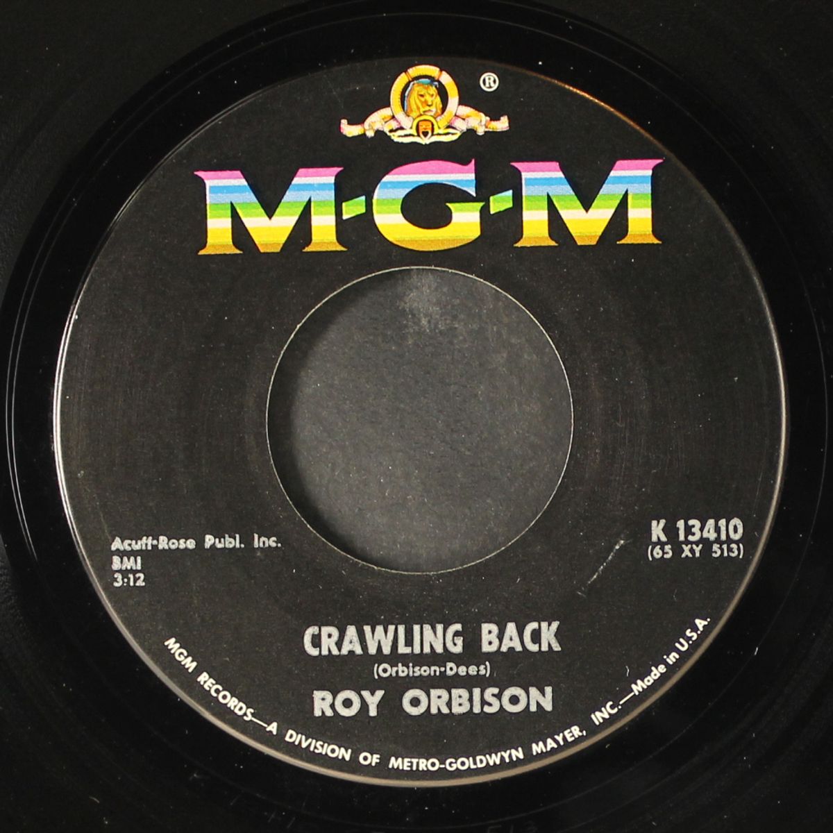 crawling back by ROY ORBISON