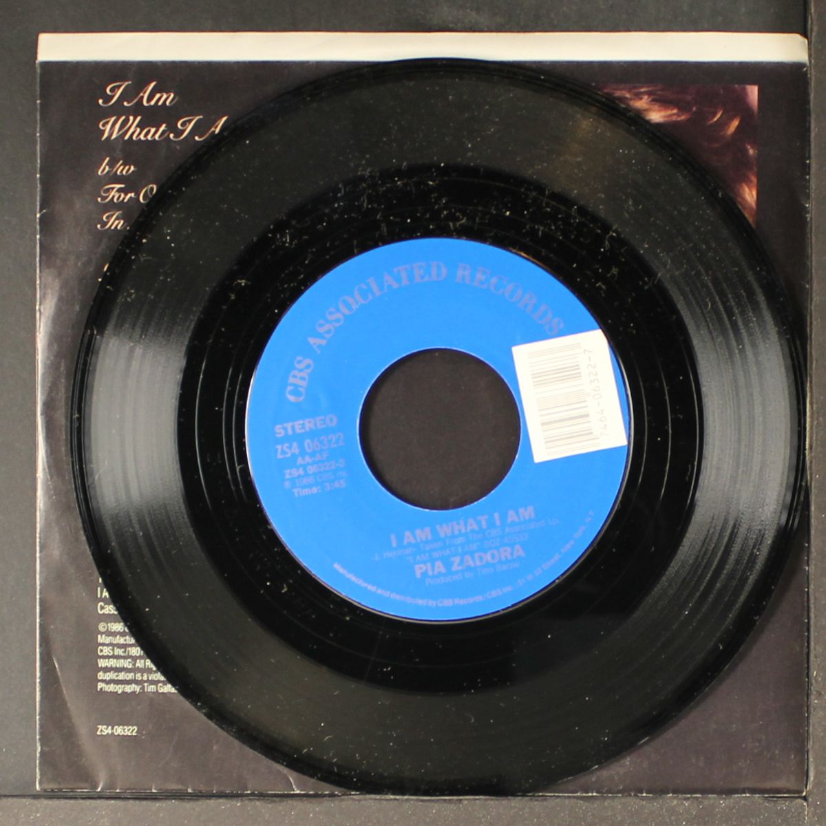 i am what i am / for once in my life by PIA ZADORA